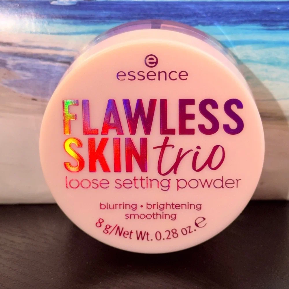 Essence Flawless Skin Trio Loose Setting Powder 10 Blurring Brightening 0.28oz